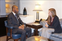 Nations unies/New York: l’Ambassadeur Youssoufou Bamba reçoit son homologue américain Samantha Power